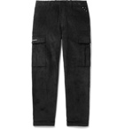 Pop Trading Company - Slim-Fit Cotton-Corduroy Cargo Trousers - Black