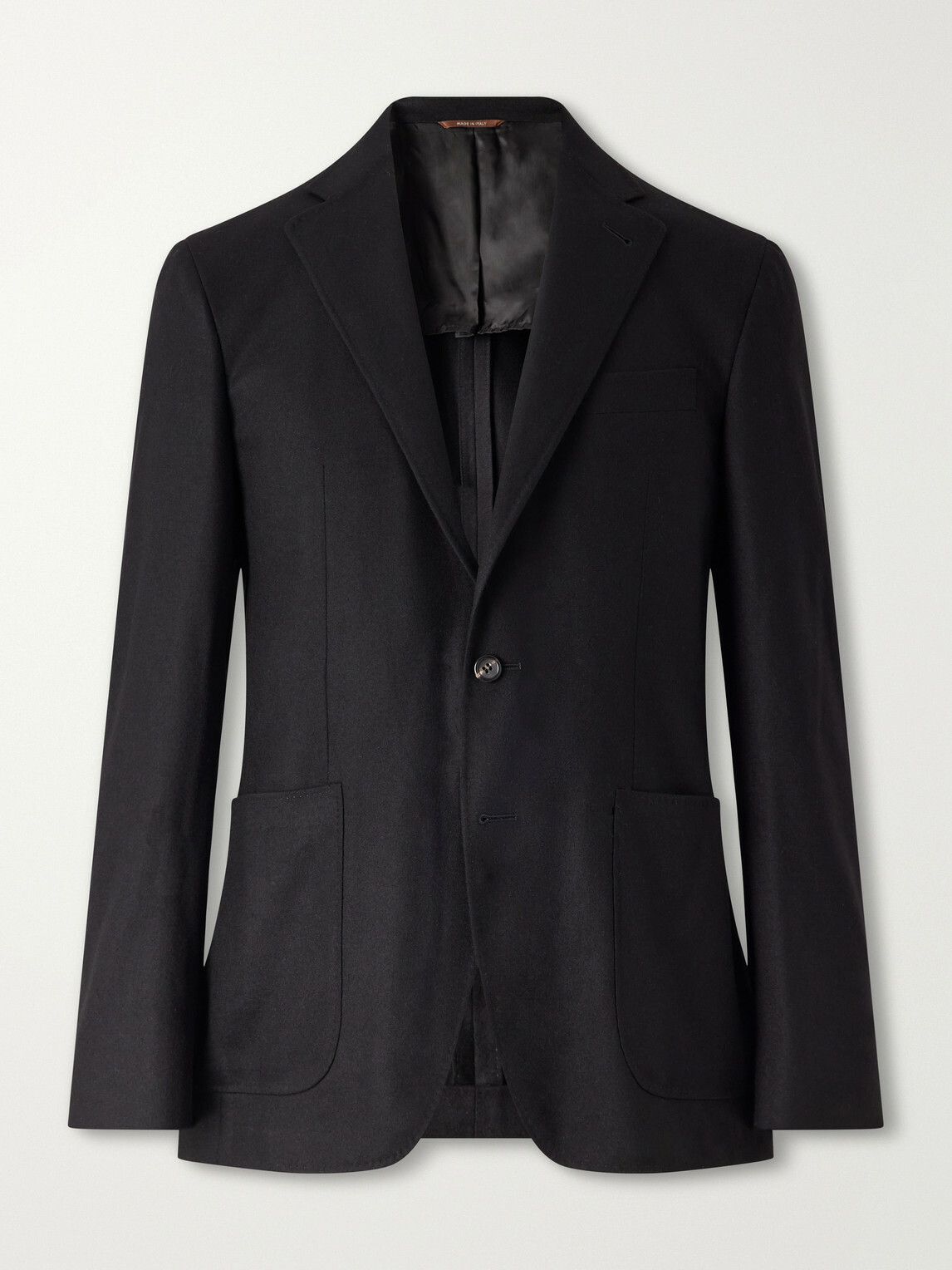 Canali - Wool-Blend Suit Jacket - Black