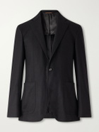 Canali - Wool-Blend Suit Jacket - Black