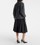Prada Re-Nylon belted midi skirt