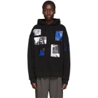 Raf Simons Black Patch Picture Hoodie