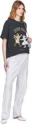 OPEN YY Navy Pet Club Kitty Party T-shirt