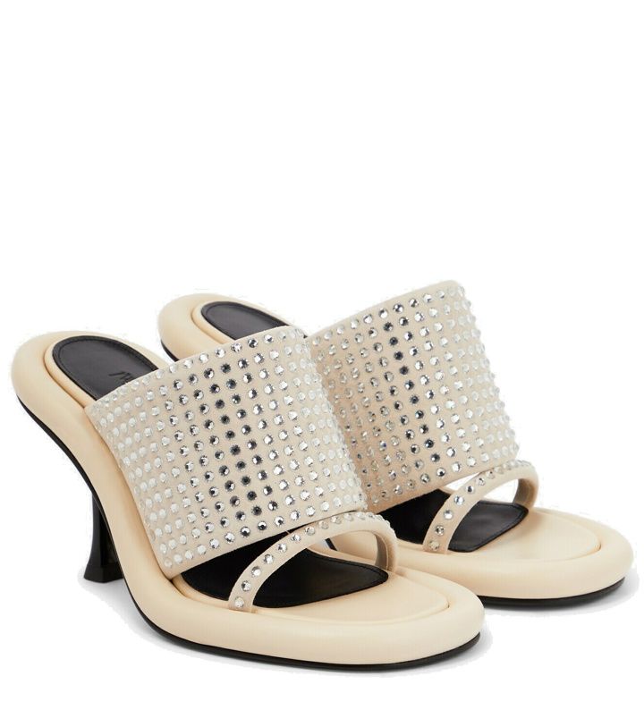 Photo: JW Anderson - Bumper Tube embellished leather sandals