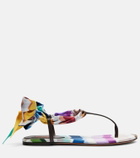 Missoni Dora twill sandals