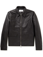 Officine Générale - Marus Slim-Fit Leather Jacket - Brown