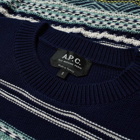 A.P.C Maxence Stripe Crew Knit