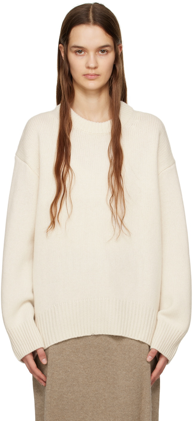 Womens Lisa Yang beige Cashmere Noor Sweater