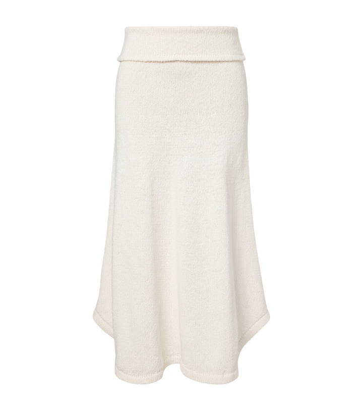 Photo: Aya Muse Kena knitted cotton midi skirt