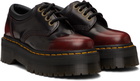 Dr. Martens Burgundy 8053 Quad Platform Derbys