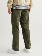 Maison Kitsuné - Straight-Leg Cotton-Twill Cargo Trousers - Green