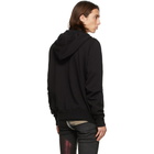 Rick Owens Drkshdw Black Panel Hoodie