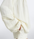 Xu Zhi Oversized embroidered blouse