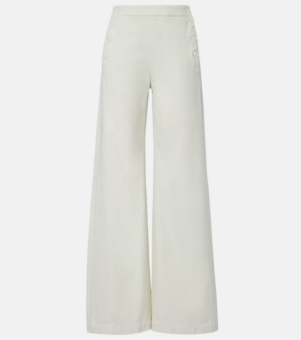 Nili Lotan Reed cotton wide-leg pants