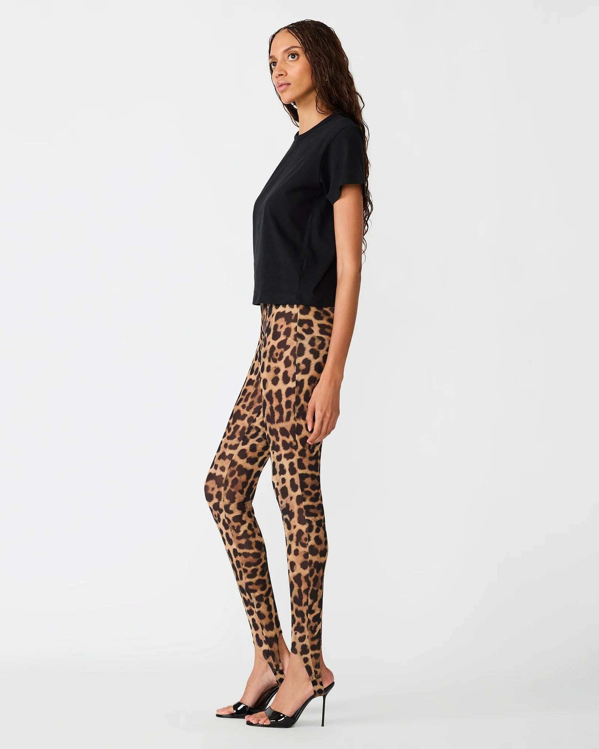 Steve Madden Sandrine Stirrup Pant in Animal Print
