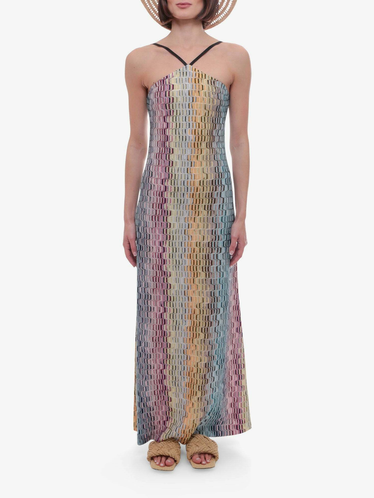 ワンピース MISSONI Woman Dress Multicolor DS23WG4OBK030L FM12G Missoni Dress Multicolor Womens Missoni