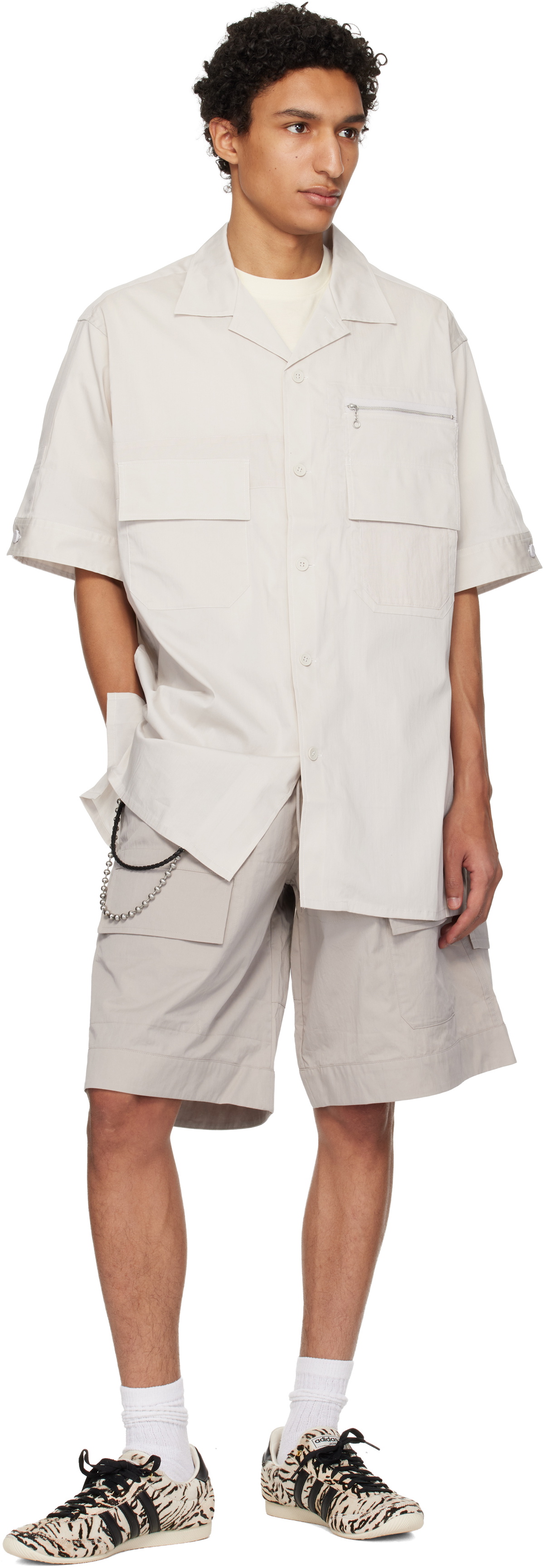 Y-3 Gray UT Short Sleeve Shirt
