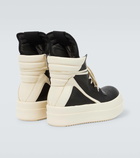 Rick Owens Leather high-top platform sneakers