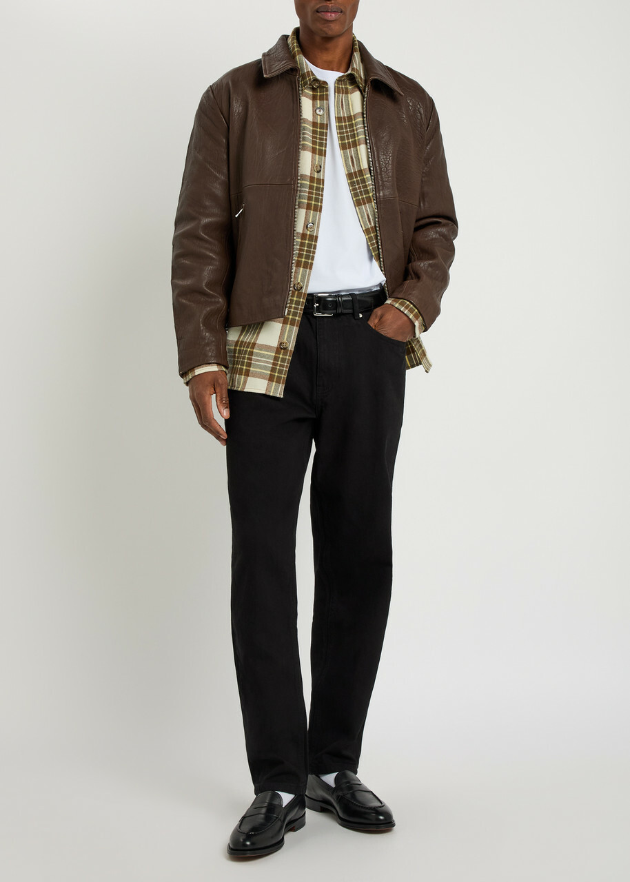 Les Deux Ryder Straight-leg Jeans Black