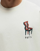 By Parra Face Ball T Shirt Beige Shortsleeves