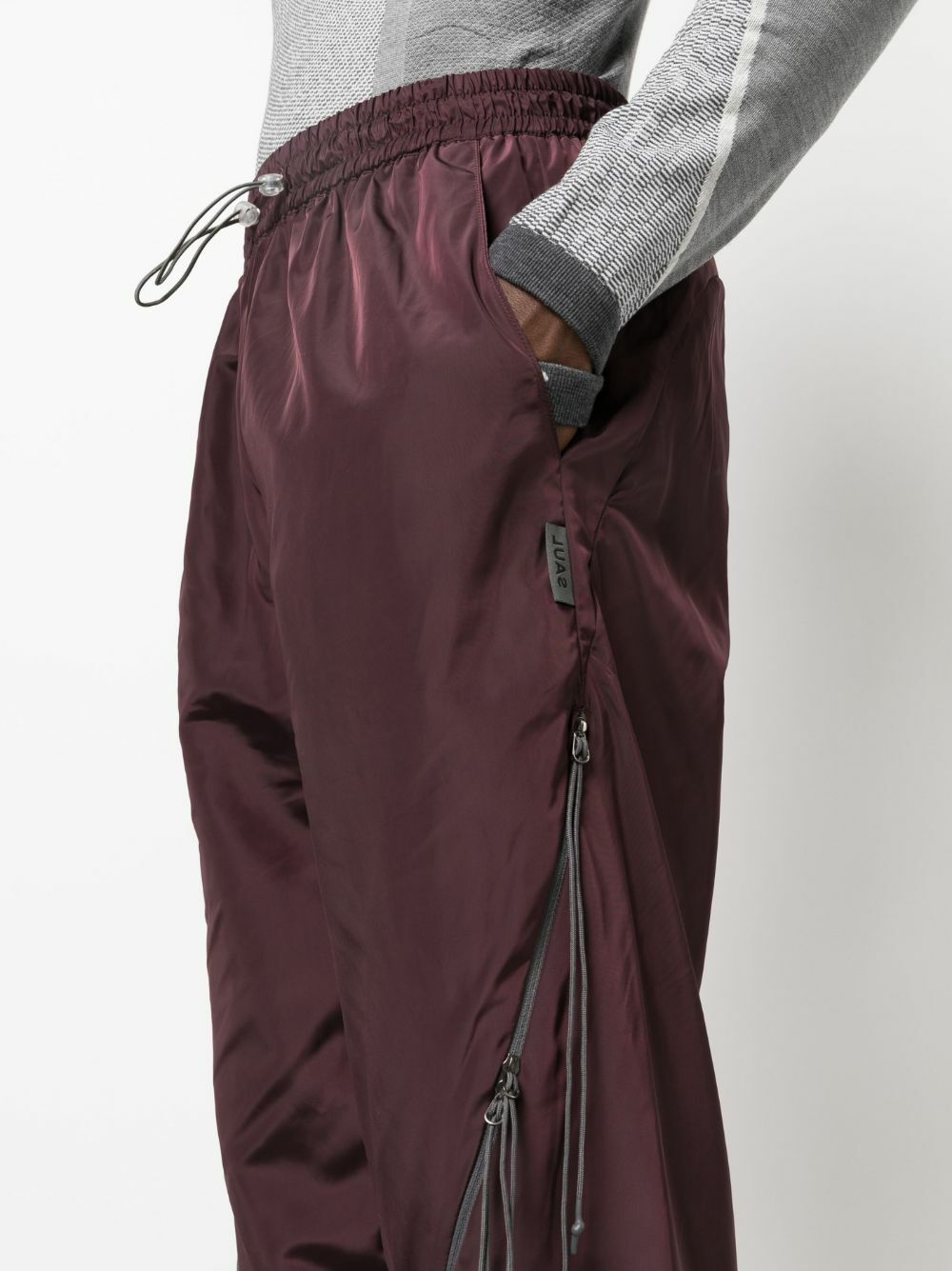 Saul Nash Red Drawstring Track Pants