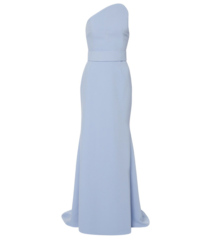 Photo: Solace London Seraphina one-shoulder gown