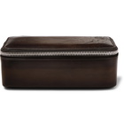 Berluti - Scritto Leather Watch Case - Brown