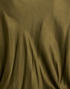 Manila Grace Womens Top Military in Green