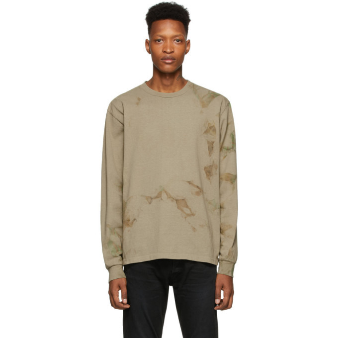 Photo: John Elliott Khaki University Long Sleeve T-Shirt