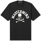 Mastermind Japan Men's College Logo Skull T-Shirt in Black