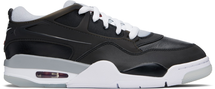 Photo: Nike Jordan Black & Gray Air Jordan 4 RM Sneakers