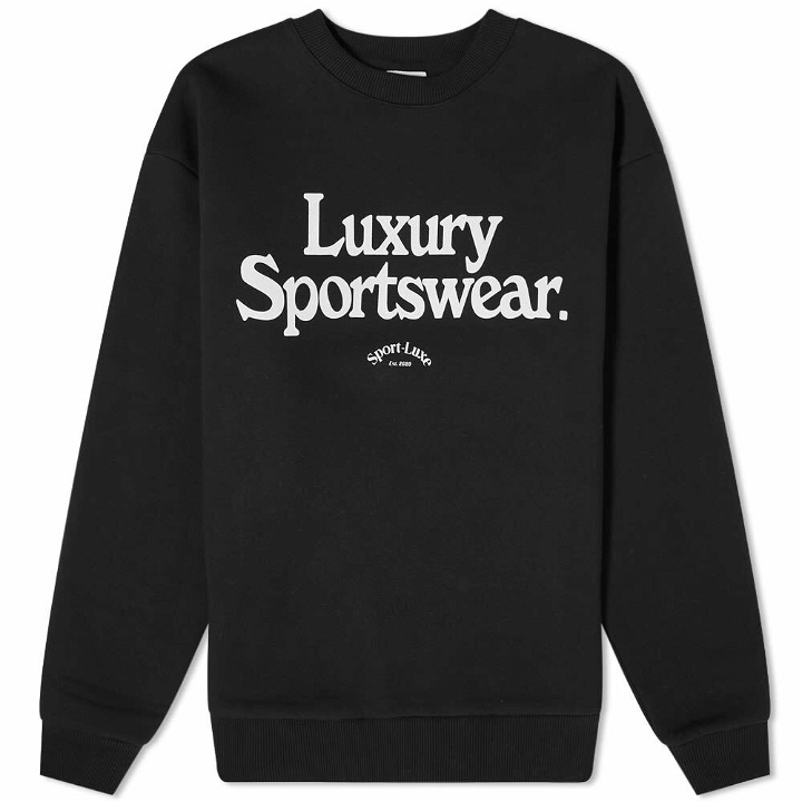 Photo: Sport Luxe Logo Crew Sweat