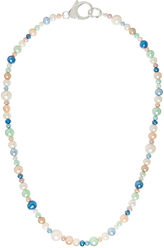 Photo: Hatton Labs Multicolor Pearl Chain Necklace