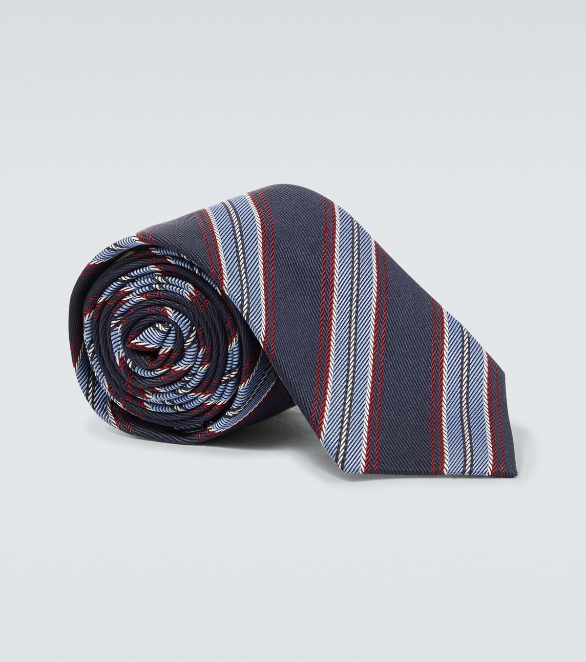 Valentino Garavani Striped silk jacquard tie