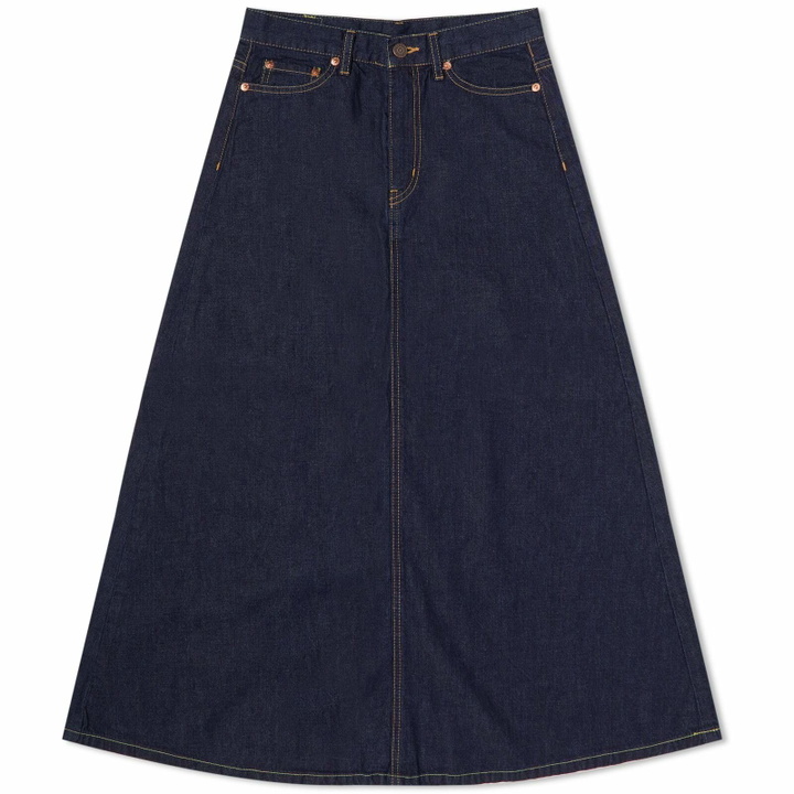 Photo: Beams Boy Women's 5 Denim Pocket Skirt in Blue Indigo