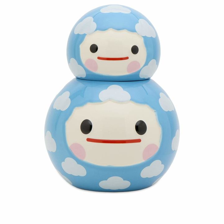 Photo: Home Studyo x Friends With You Little Cloud Cookie Jar in Blue/White 