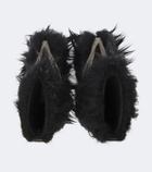 Rick Owens Megalace Lunar Mega shearling mid-calf boots