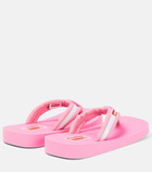 Kenzo - Logo striped thong sandals