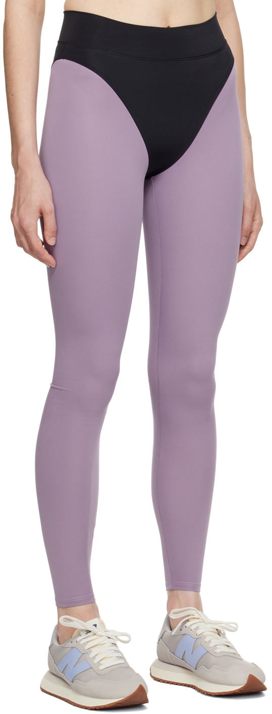 HÉROS Purple 80s Leggings