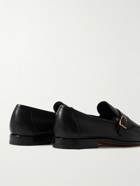 TOM FORD - Sean Buckled Full-Grain Leather Penny Loafers - Black