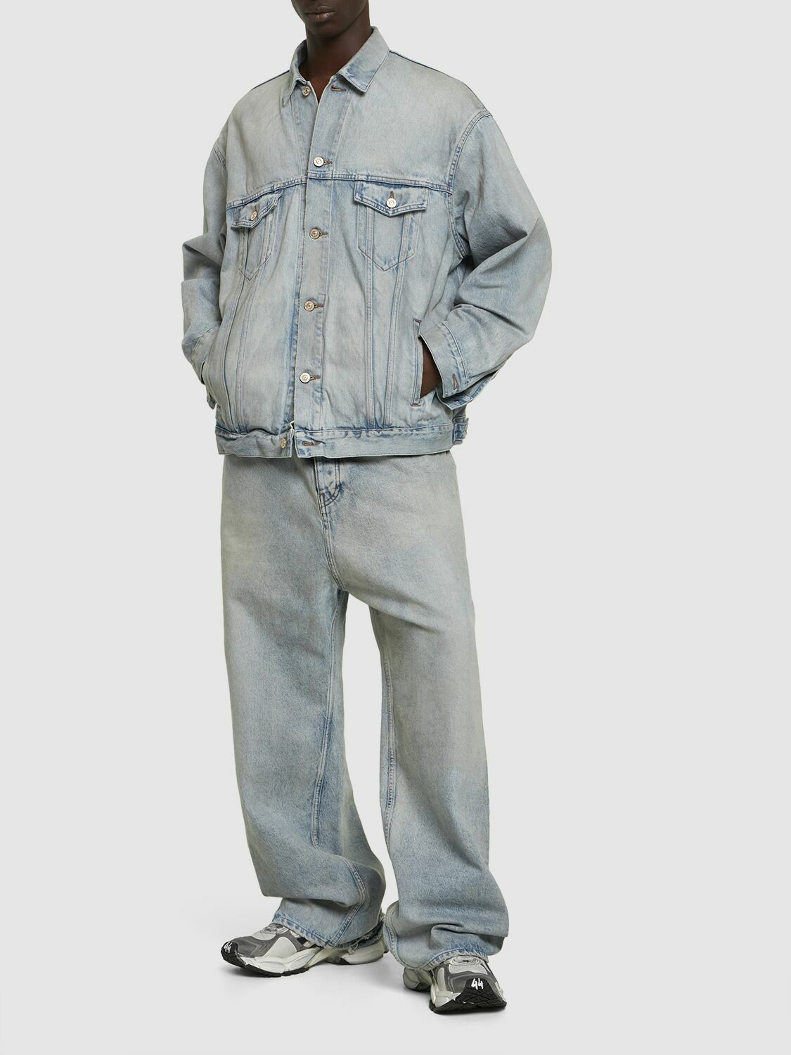 BALENCIAGA - Organic Japanese Cotton Denim Jeans Balenciaga