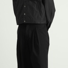 Anglan Men's Valley Tuck Trousers in Black