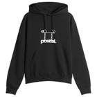POSTAL Men's Safety Pin Hoodie in Black