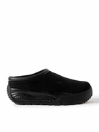 Nike - ACG Rufus Leather-Trimmed Suede Slip-On Sneakers - Black