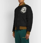 Billionaire Boys Club - Astro Logo-Appliquéd Wool-Blend Bomber Jacket - Black