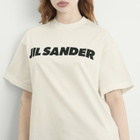 Jil Sander Women's Logo T-Shirt in Porcelain