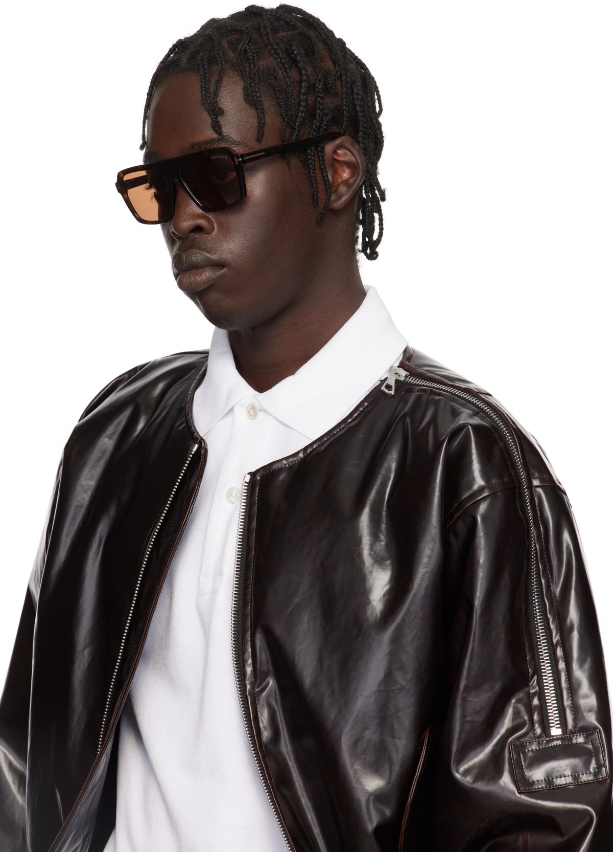 TOM FORD Brown & Black Vincent Sunglasses TOM FORD