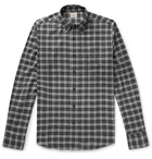 Faherty - Everyday Button-Down Collar Checked Stretch-Cotton Shirt - Gray