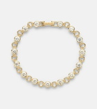 FoundRae Rivière 18kt gold chain bracelet with diamonds