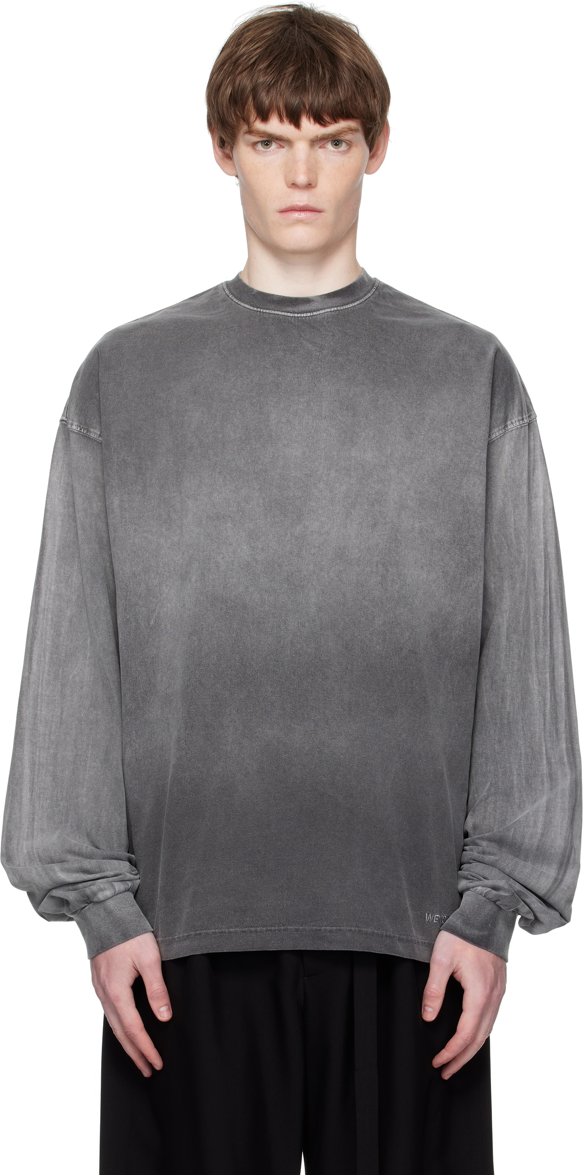【関税込み】We11done グレー WD Logo Tシャツ 19899406_44748112_1000.jpg