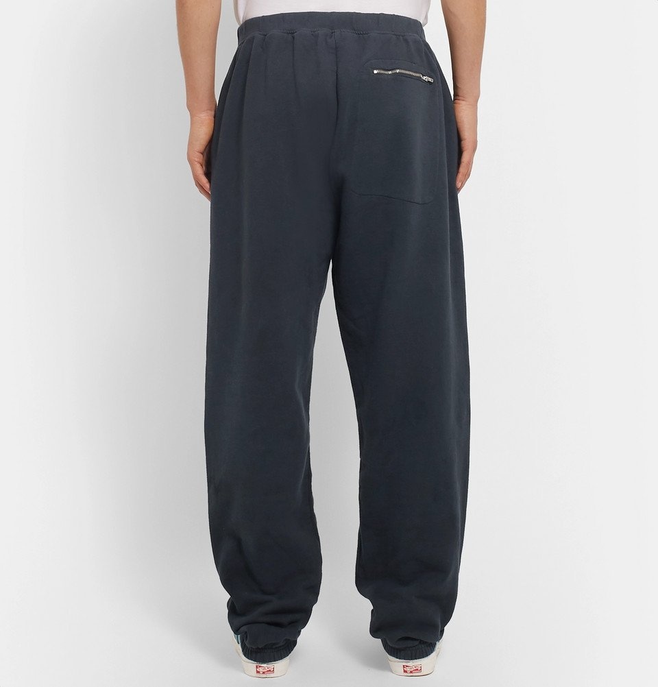 Aries - Logo-Print Fleece-Back Cotton-Jersey Sweatpants - Black ARIES